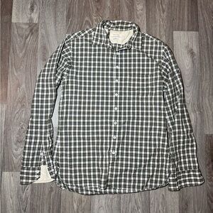 Rag N Bone Men’s Plaid Button Up Shirt Size Large